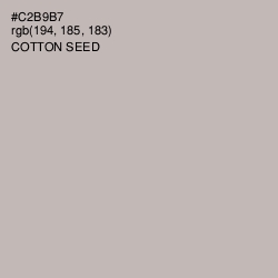 #C2B9B7 - Cotton Seed Color Image